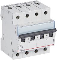 Выключатель автоматический Legrand TX3 6000 4п 16А C 10кА фото Выключатель автоматический Legrand TX3 6000 4п 16А C 10кА картинка